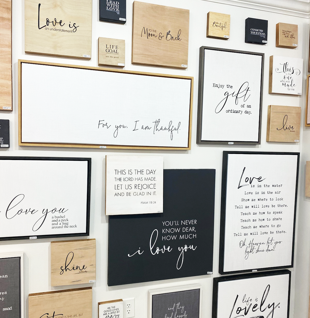 Modern Simplicity Wall Signs