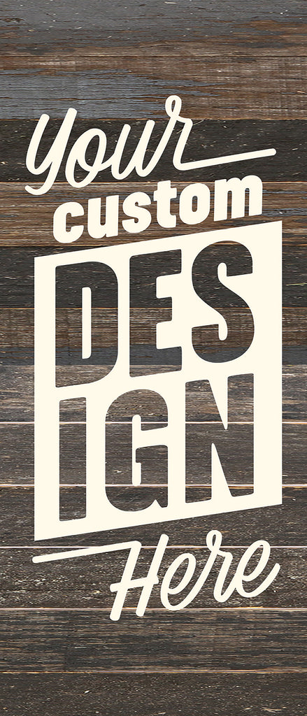 Custom Design / 6x14 Reclaimed Wood Wall Decor
