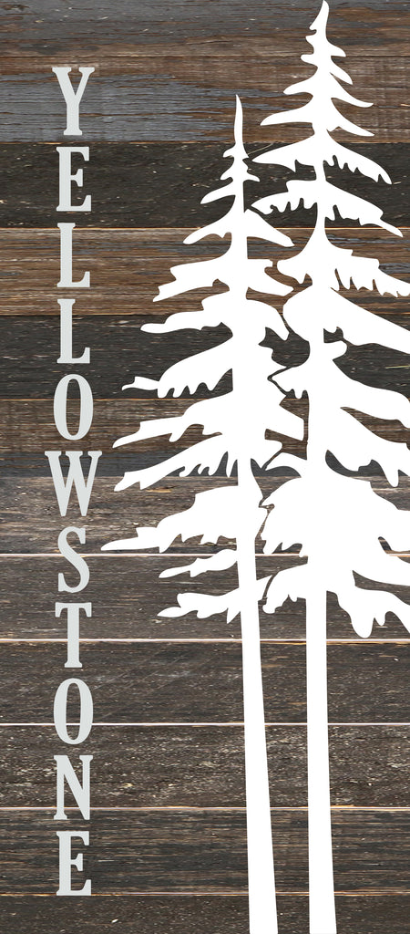 Yellowstone / 6"x14" Reclaimed Wood Sign