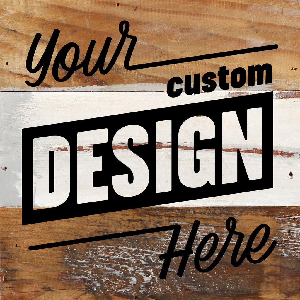 Custom Design / 6x6 Reclaimed Wood Wall Decor