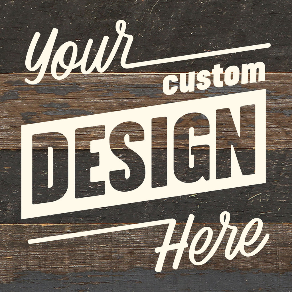 Custom Design / 6x6 Reclaimed Wood Wall Decor