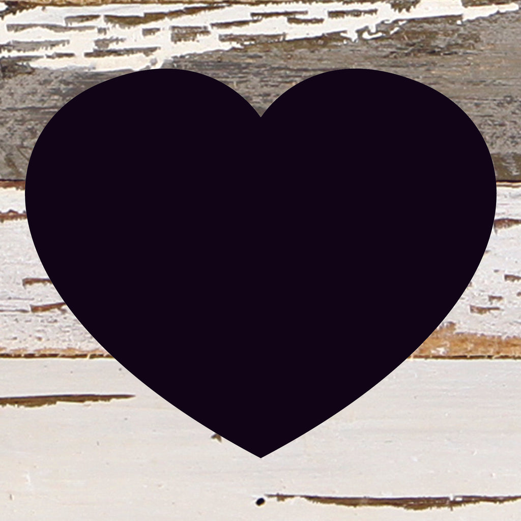 [HEART] / 6"x6" Reclaimed Wood Sign