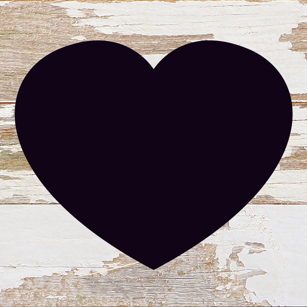 [HEART] / 6"x6" Reclaimed Wood Sign