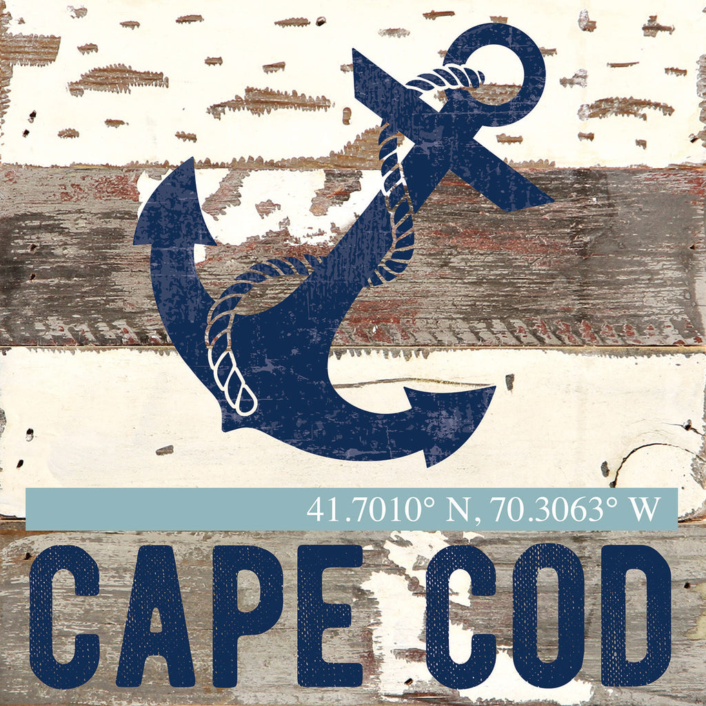 Anchor Icon / Reclaimed Wood Wall Decor