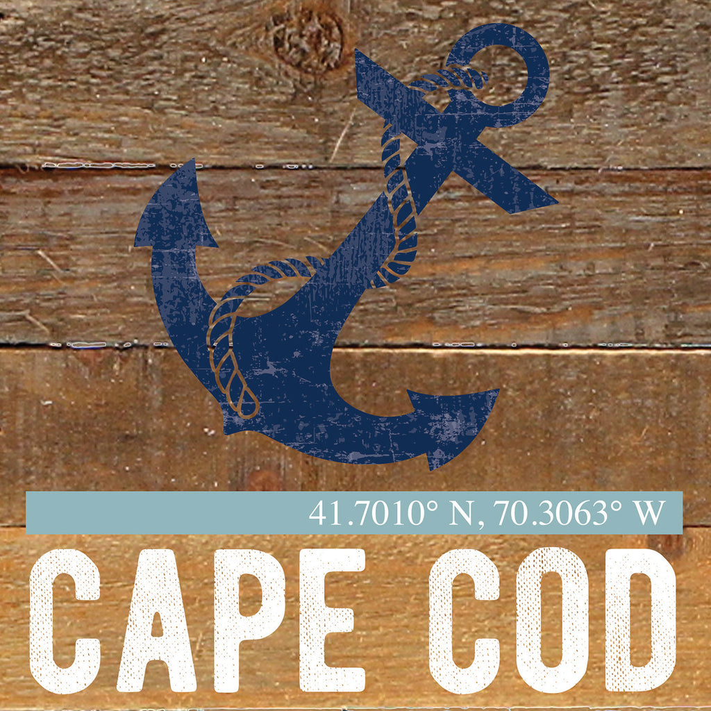 Anchor Icon / Reclaimed Wood Wall Decor