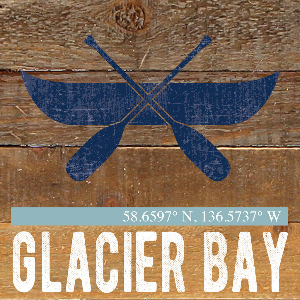 Canoe Icon / Reclaimed Wood Wall Decor
