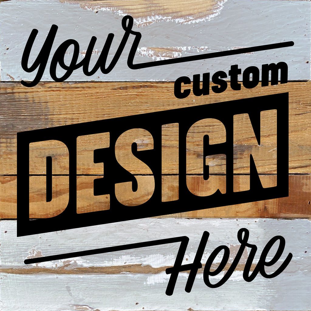 Custom Design / 10x10 Reclaimed Wood Wall Decor