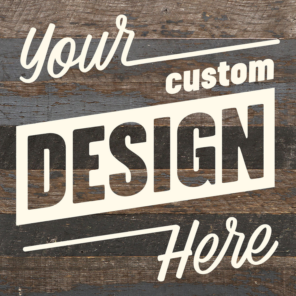Custom Design / 10x10 Reclaimed Wood Wall Decor