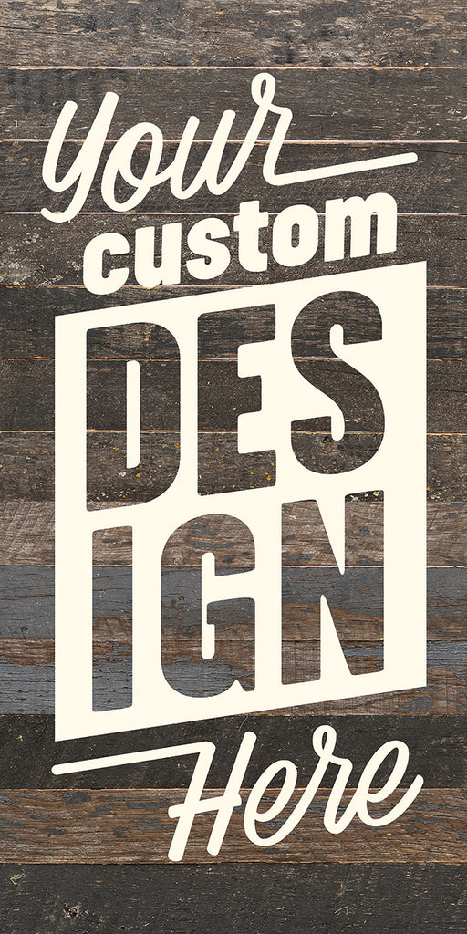 Custom Design / 12x24 Reclaimed Wood Wall Decor