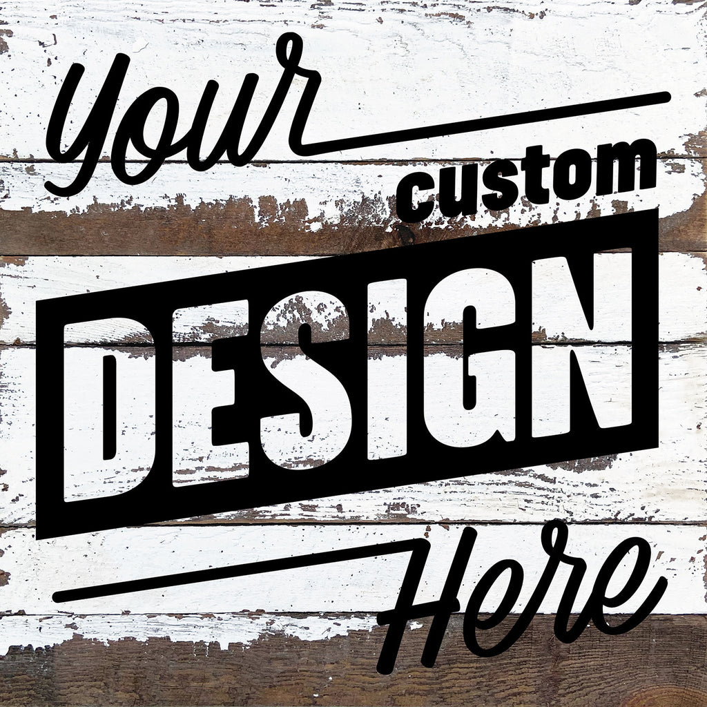 Custom Design / 12x12 Reclaimed Wood Wall Decor