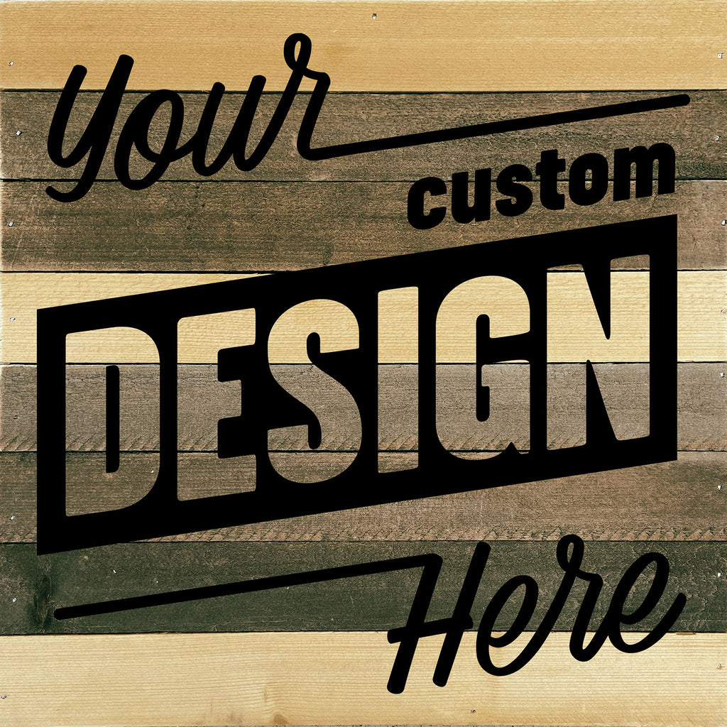 Custom Design / 12x12 Reclaimed Wood Wall Decor