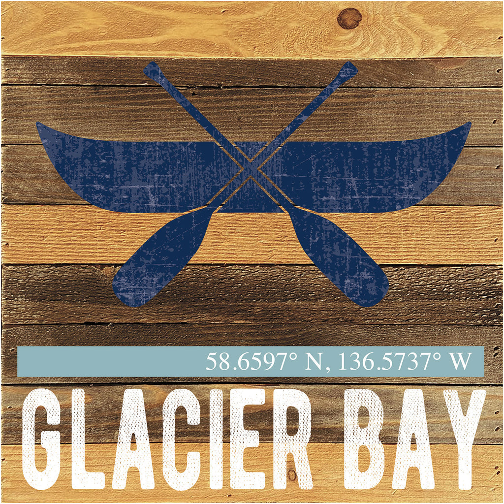 Canoe Icon / Reclaimed Wood Wall Decor