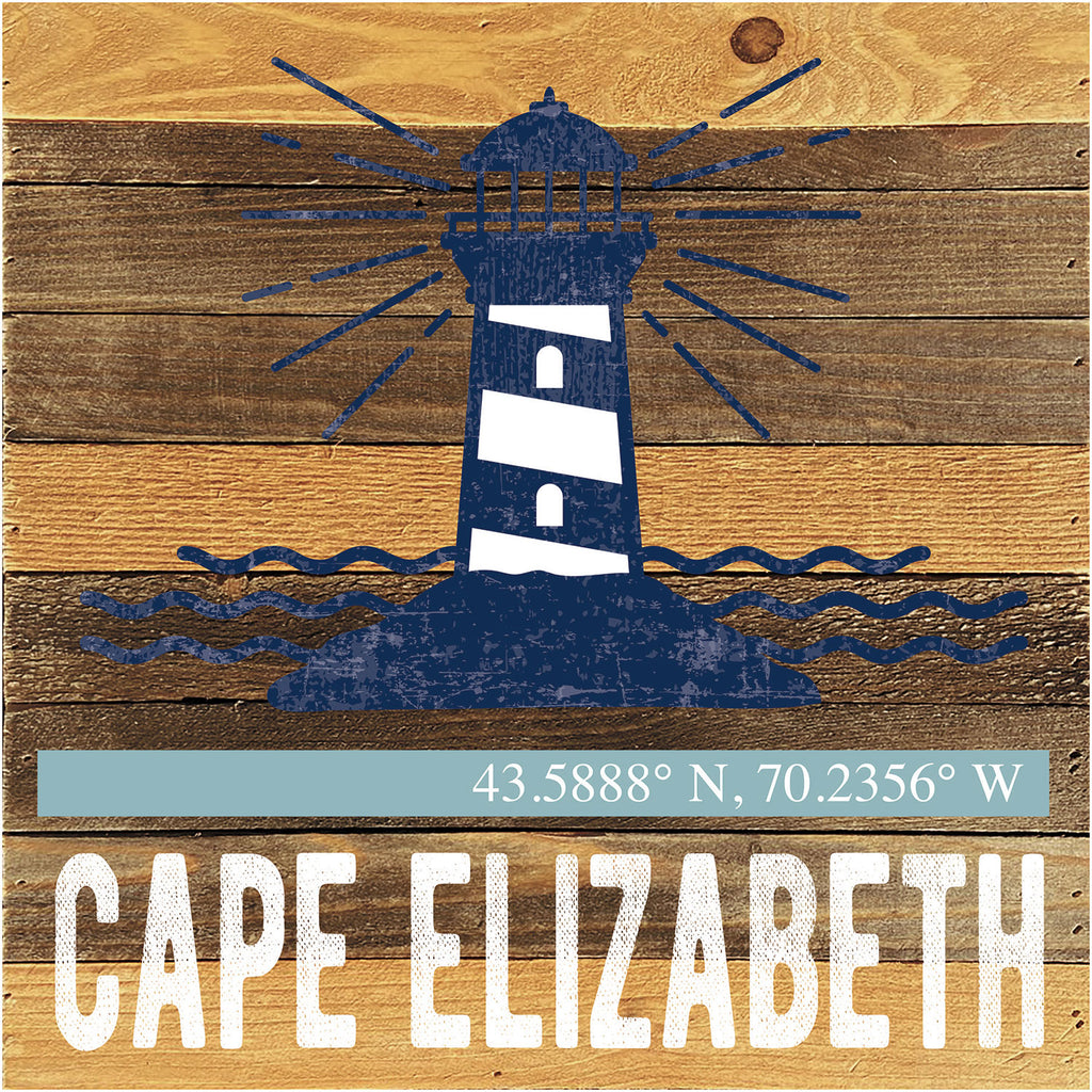 Lighthouse Icon / Reclaimed Wood Wall Decor
