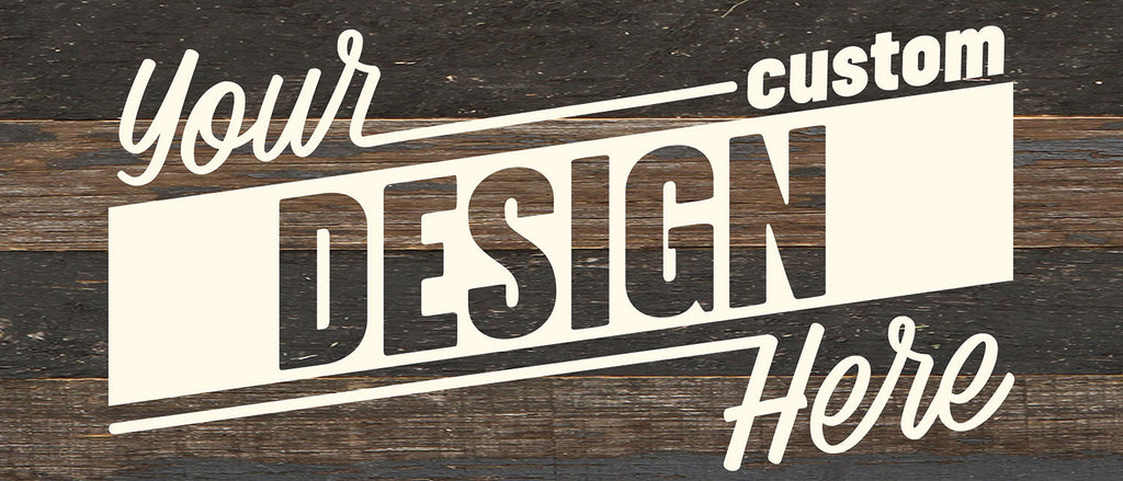 Custom Design / 14x6 Reclaimed Wood Wall Decor