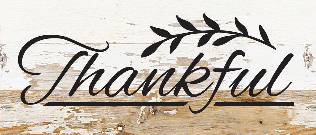 Thankful / 14x6 Reclaimed Wood Sign