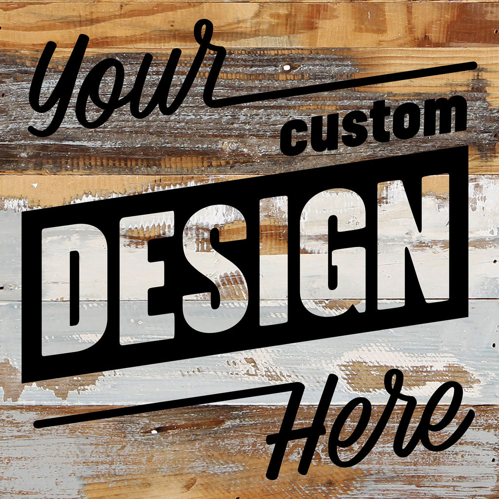 Custom Design / 14x14 Reclaimed Wood Wall Decor
