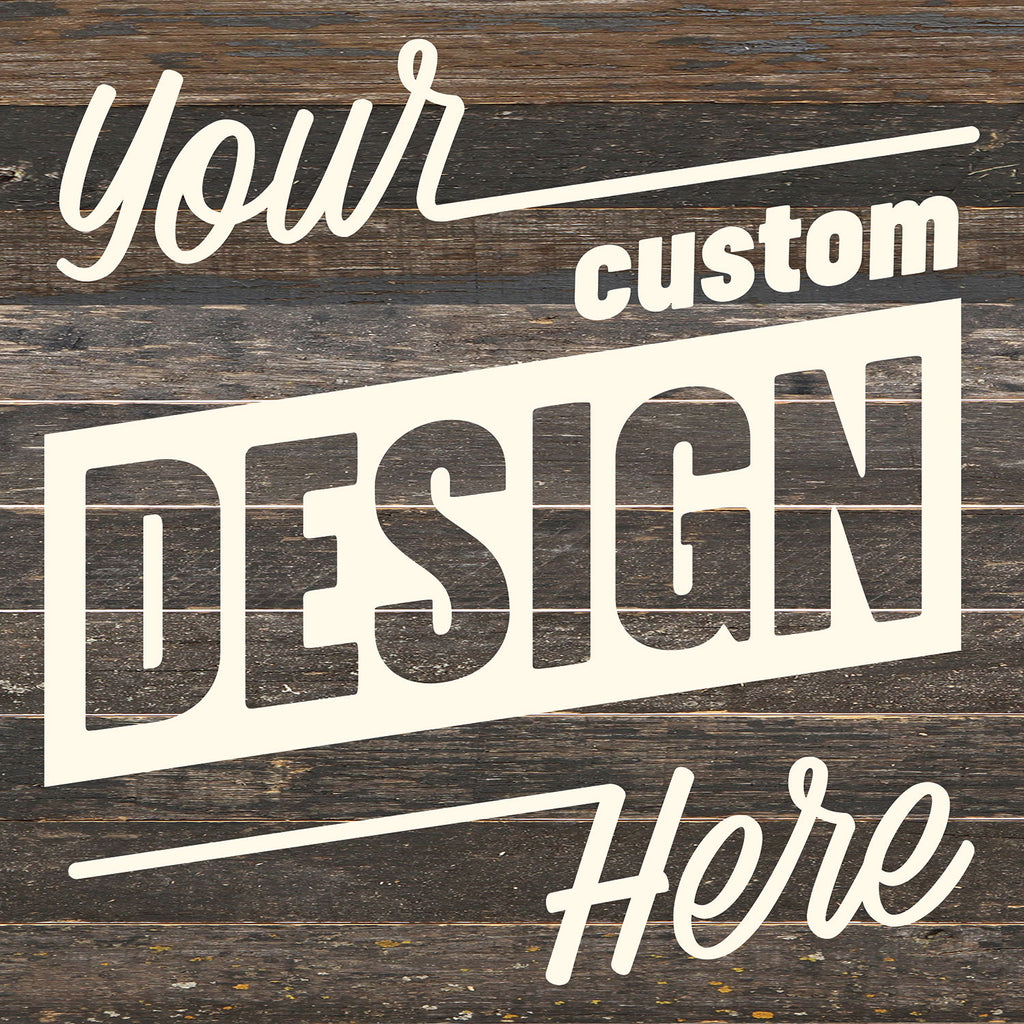 Custom Design / 14x14 Reclaimed Wood Wall Decor