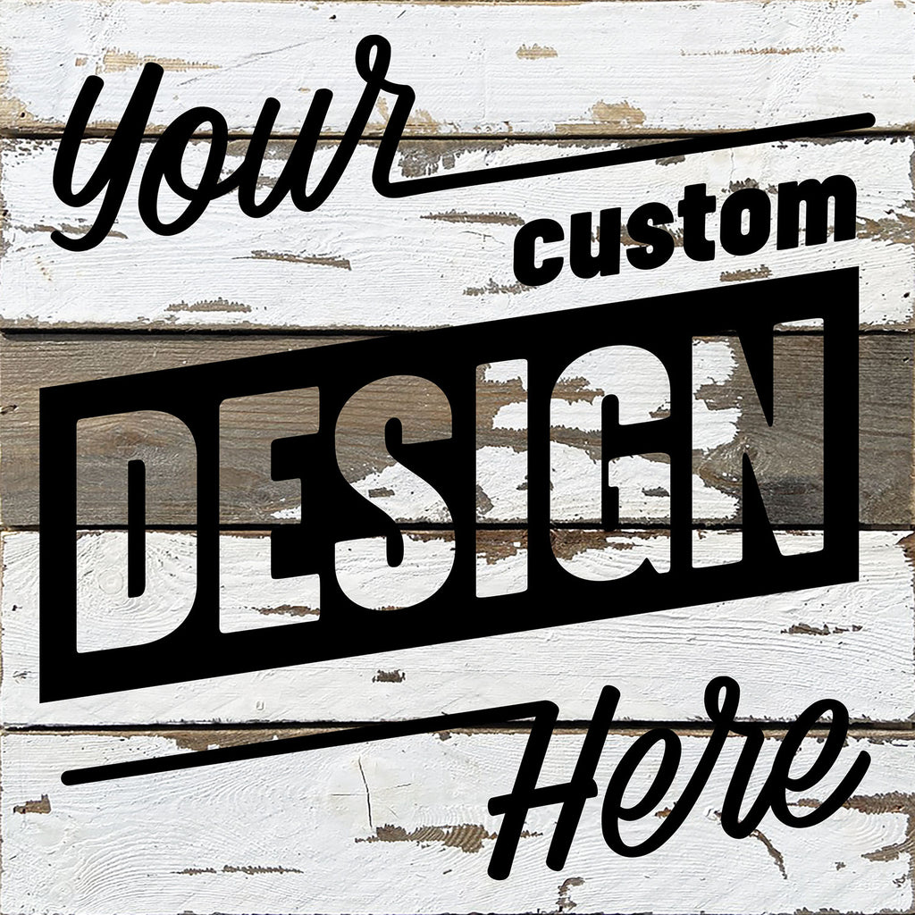 Custom Design / 14x14 Reclaimed Wood Wall Decor