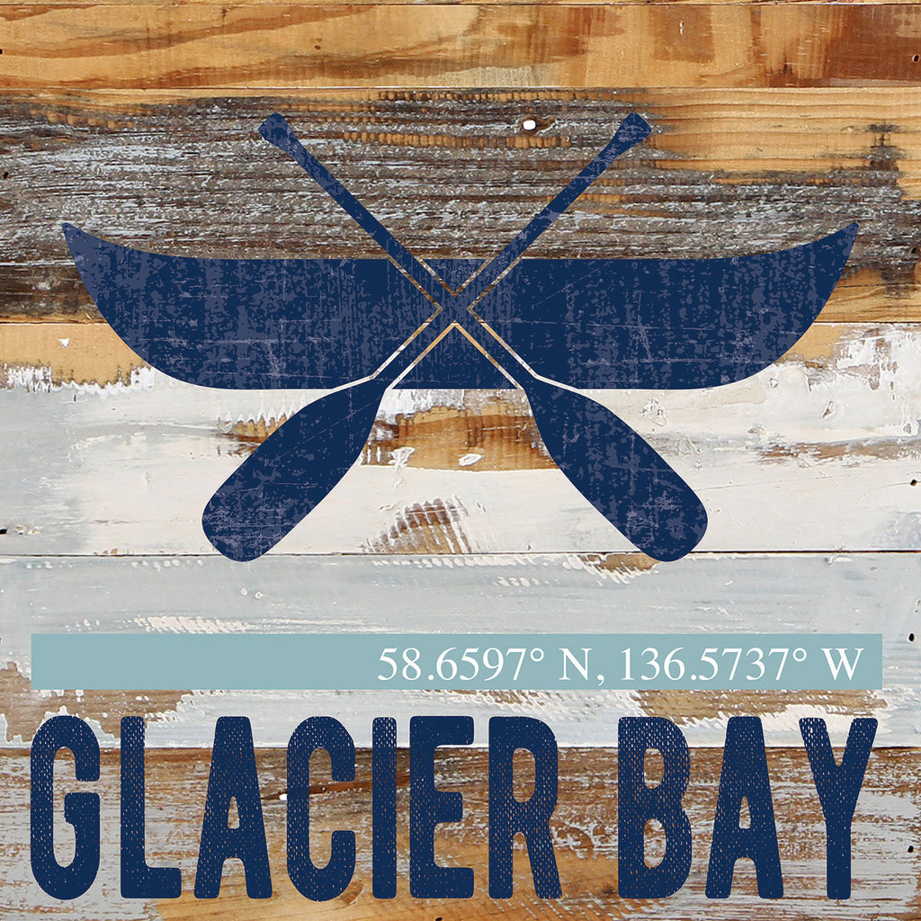 Canoe Icon / Reclaimed Wood Wall Decor