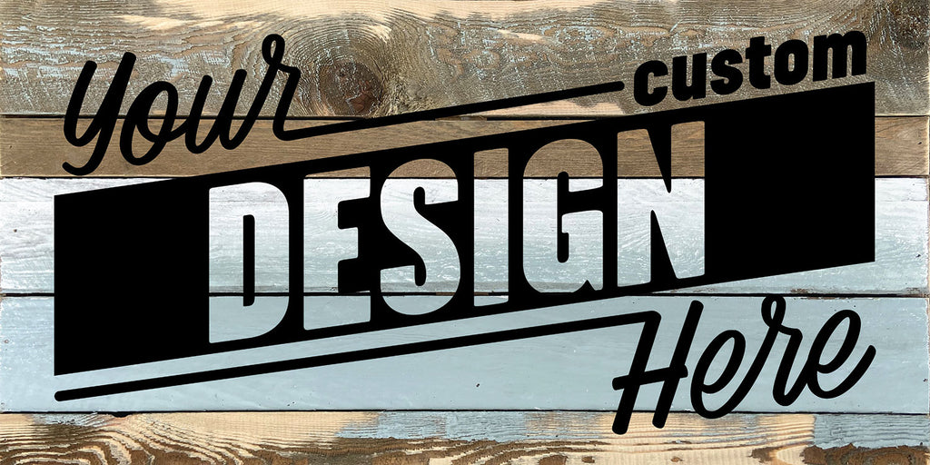 Custom Design / 24x12 Reclaimed Wood Wall Decor