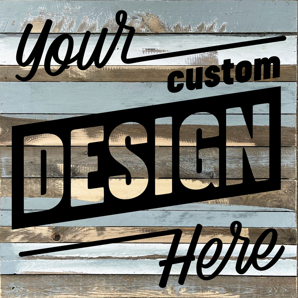 Custom Design / 28x28 Reclaimed Wood Wall Decor