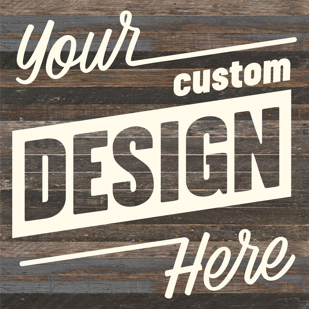 Custom Design / 28x28 Reclaimed Wood Wall Decor