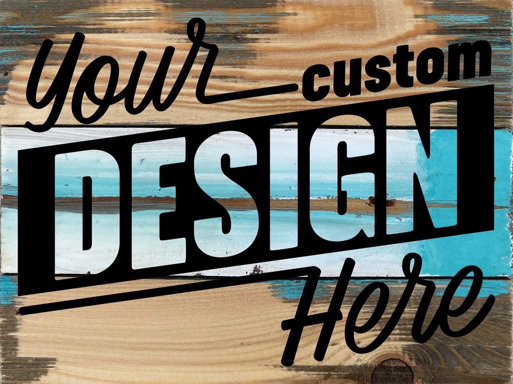 Custom Design / 8x6 Reclaimed Wood Wall Decor