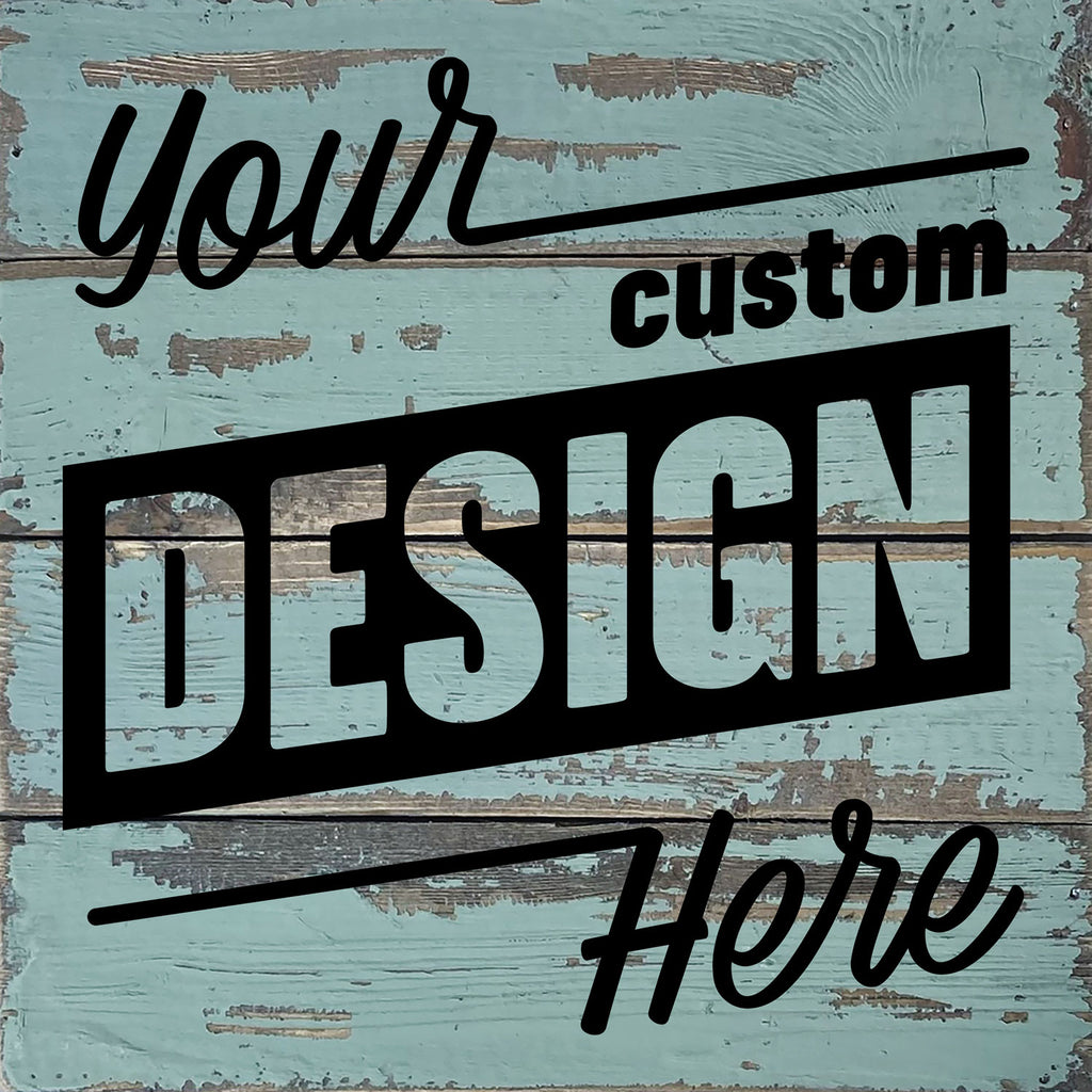 Custom Design / 8x8 Reclaimed Wood Wall Decor