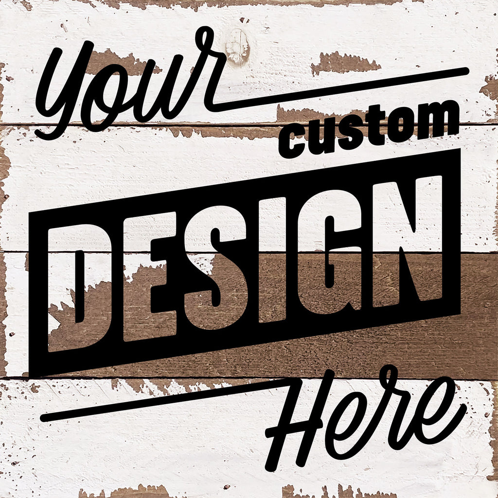 Custom Design / 8x8 Reclaimed Wood Wall Decor