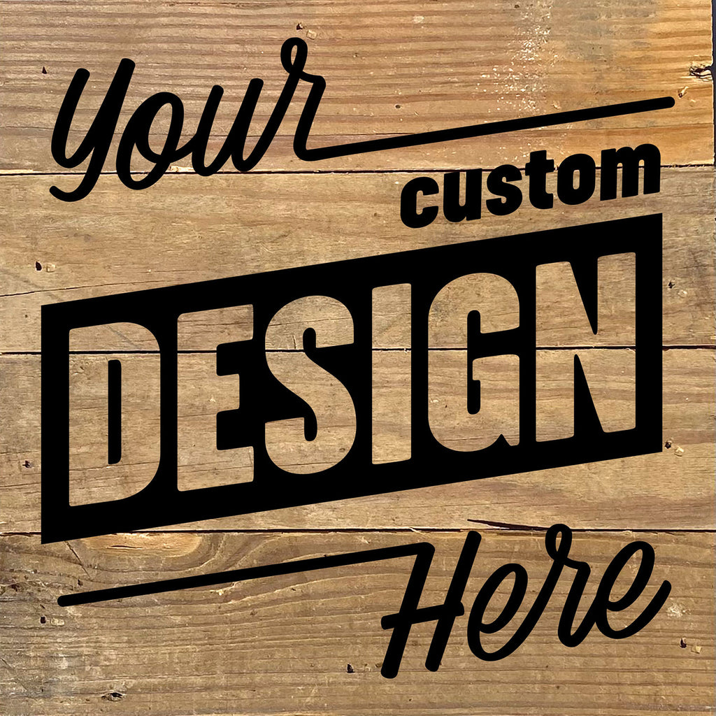 Custom Design / 8x8 Reclaimed Wood Wall Decor