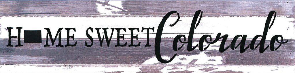 Home Sweet [STATE] / 24x6 Reclaimed Wood Wall Art