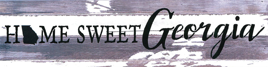 Home Sweet [STATE] / 24x6 Reclaimed Wood Wall Art