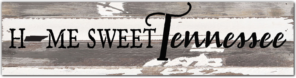 Home Sweet [STATE] / 24x6 Reclaimed Wood Wall Art