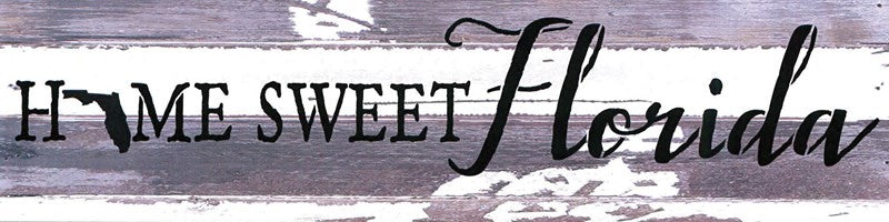 Home Sweet [STATE] / 24x6 Reclaimed Wood Wall Art