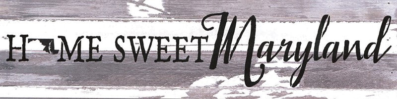Home Sweet [STATE] / 24x6 Reclaimed Wood Wall Art