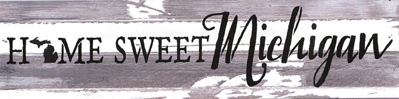 Home Sweet [STATE] / 24x6 Reclaimed Wood Wall Art