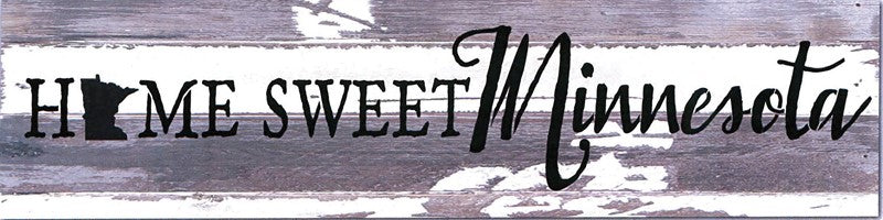 Home Sweet [STATE] / 24x6 Reclaimed Wood Wall Art