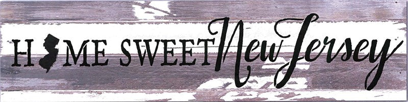 Home Sweet [STATE] / 24x6 Reclaimed Wood Wall Art