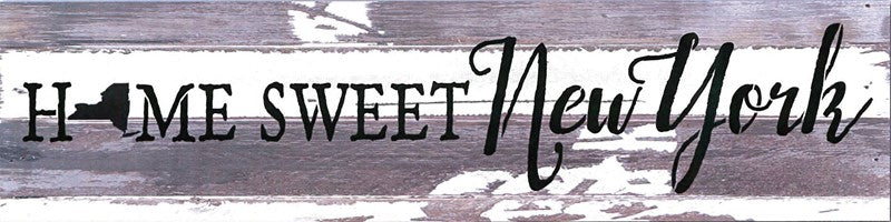 Home Sweet [STATE] / 24x6 Reclaimed Wood Wall Art