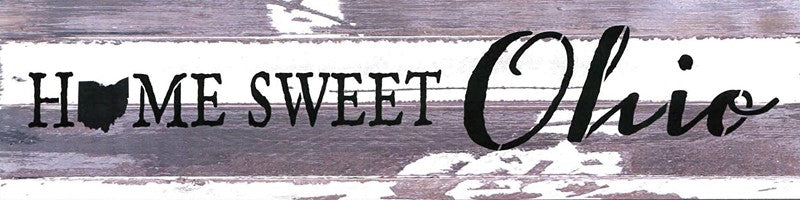 Home Sweet [STATE] / 24x6 Reclaimed Wood Wall Art