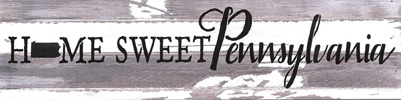 Home Sweet [STATE] / 24x6 Reclaimed Wood Wall Art