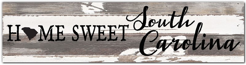 Home Sweet [STATE] / 24x6 Reclaimed Wood Wall Art