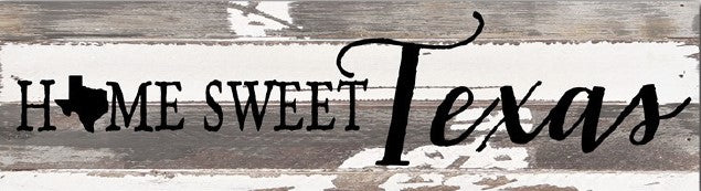 Home Sweet [STATE] / 24x6 Reclaimed Wood Wall Art