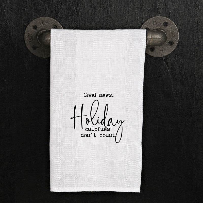 Good news. Holiday calories don't count.
